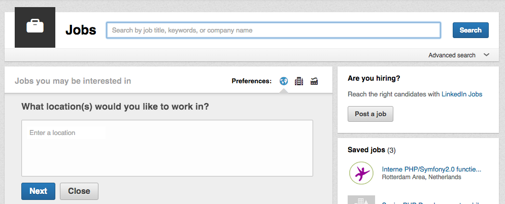 LinkedIn Job Search