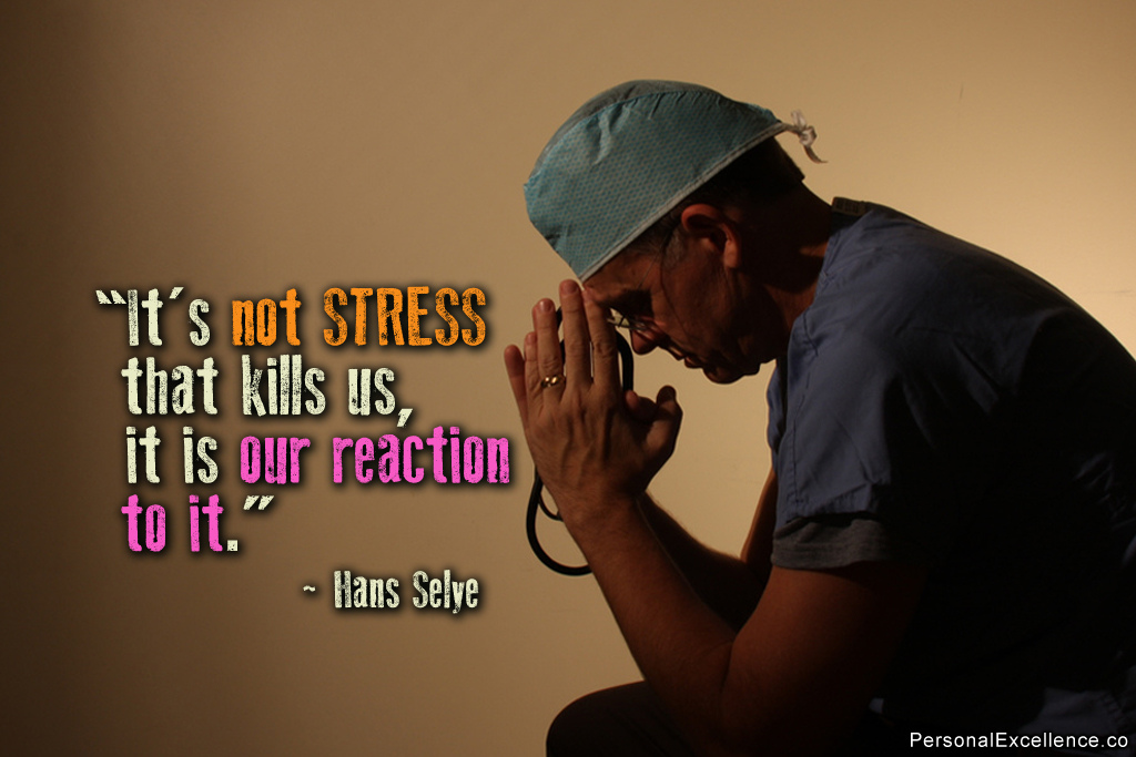Reageer niet op stress