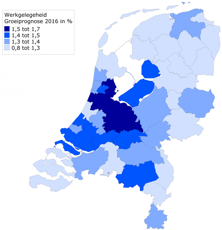 De groeiprognose volgens de Rabobank